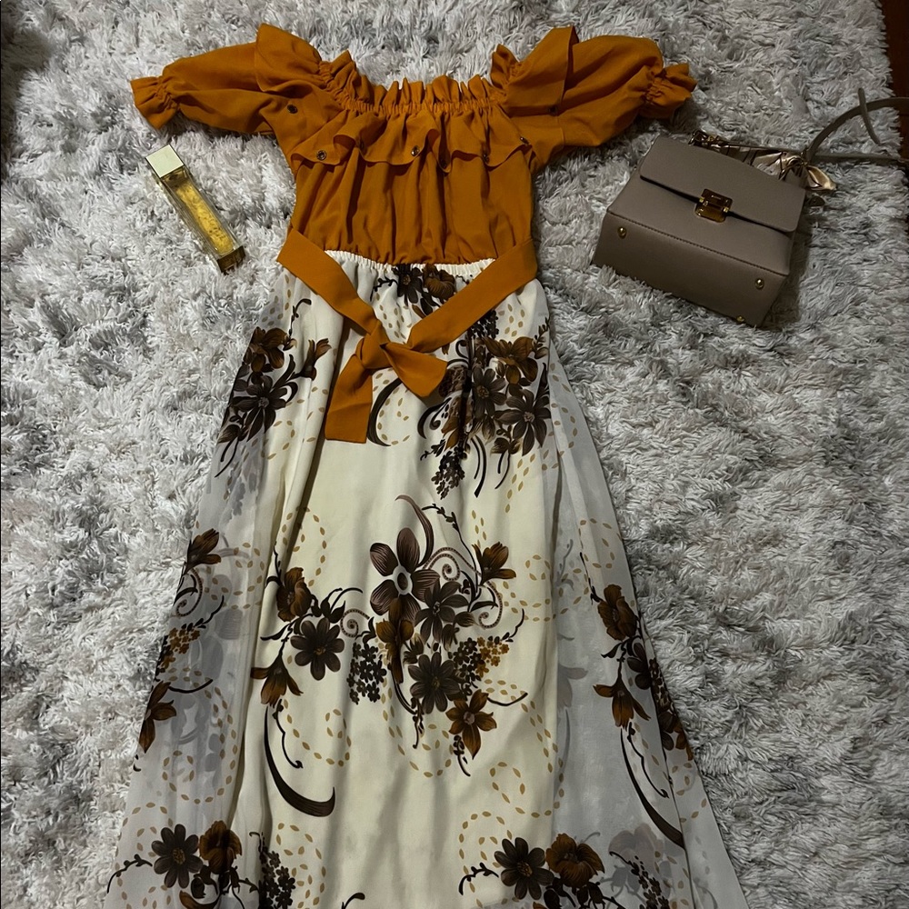 🆕Long chiffon dress